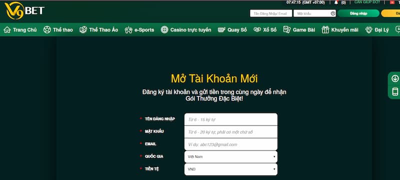 Hướng dẫn cách nạp tiền tại nhà cái V9bet nhanh chóng