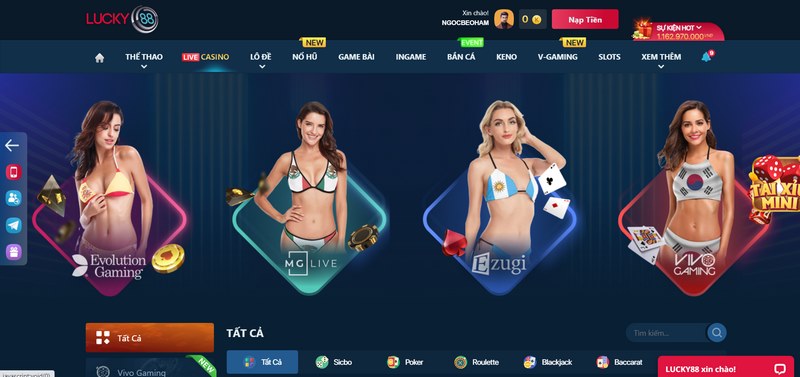 Live casino mang đến cho cược thủ những trải nghiệm hấp dẫn nhất