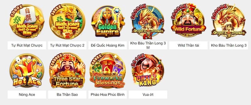Đa dạng trò chơi cho hội viên khám phá