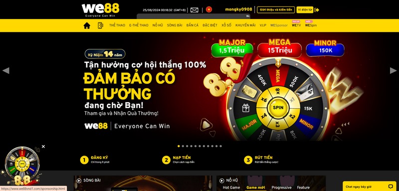 Lịch sử hình thành nhà cái uy tín We88